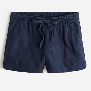 J Crew New seaside short in linen blend